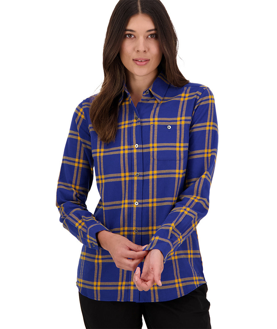 Swanndri Womens Torrington L/S Shirt (SW232535W) Gold [SD] 