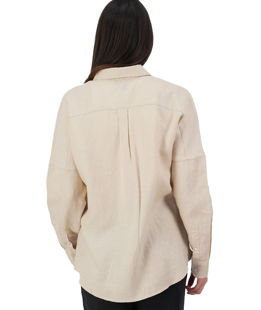 Swanndri Womens Eastdale L/S Shirt (SS232594W) Pebble [SD]