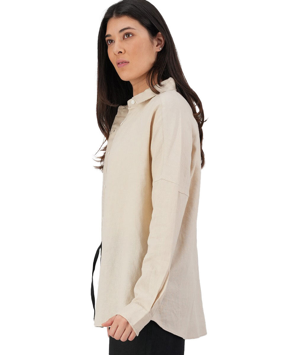 Swanndri Womens Eastdale L/S Shirt (SS232594W) Pebble [SD]
