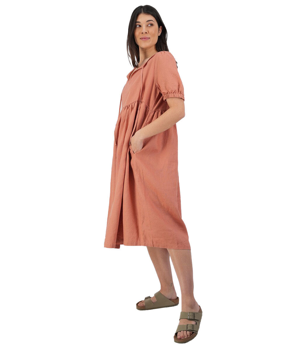 Swanndri Womens Bellewood Dress (SS231580W) Salmon [SD]