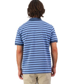 Swanndri Mens Walton Stripe Polo Shirt (SS231701M) Blue/Steel [SD]