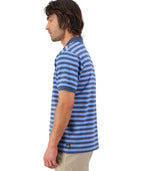 Swanndri Mens Walton Stripe Polo Shirt (SS231701M) Blue/Steel [SD]