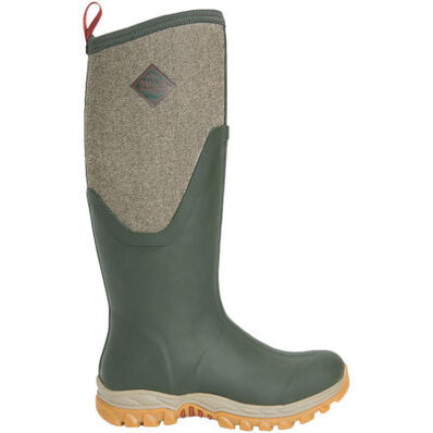 Muck Boots Womens Artic Sport II Tall Boots (MAS2T3TW) Dark Olive/Herringbone