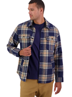 Swanndri Mens Kiaraki v3 Wool Shacket (SW214149M) Atlantic Check