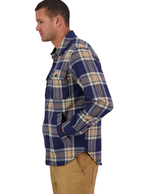 Swanndri Mens Kiaraki v3 Wool Shacket (SW214149M) Atlantic Check