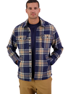 Swanndri Mens Kiaraki v3 Wool Shacket (SW214149M) Atlantic Check