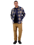 Swanndri Mens Kiaraki v3 Wool Shacket (SW214149M) Atlantic Check