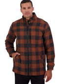 Swanndri Mens Hudson Jacket (SW244853M) Shadow/Rusty Check