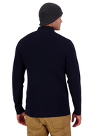 Swanndri Mens Otahu River Quarter Zip Jumper (SW245838M) Navy