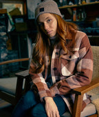 Swanndri Womens Anchorage V2 Wool Shirt Jacket (SW244858W) Chelsea Check
