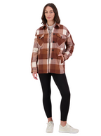Swanndri Womens Anchorage V2 Wool Shirt Jacket (SW244858W) Chelsea Check