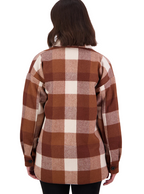 Swanndri Womens Anchorage V2 Wool Shirt Jacket (SW244858W) Chelsea Check