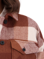 Swanndri Womens Anchorage V2 Wool Shirt Jacket (SW244858W) Chelsea Check