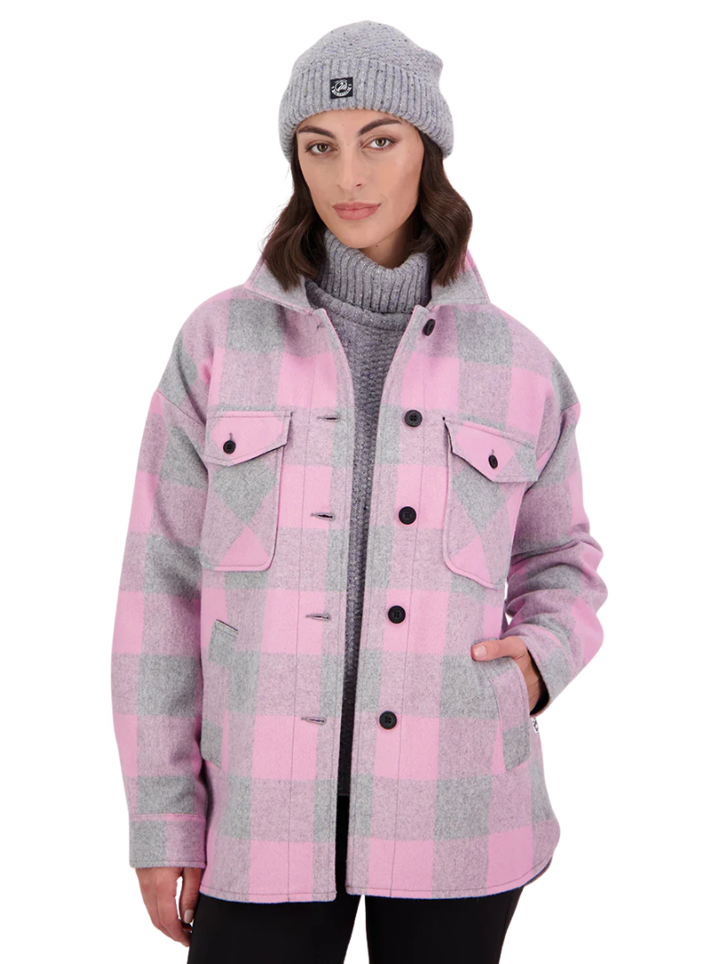 Swanndri Womens Anchorage V2 Wool Shirt Jacket (SW244858W) Rose