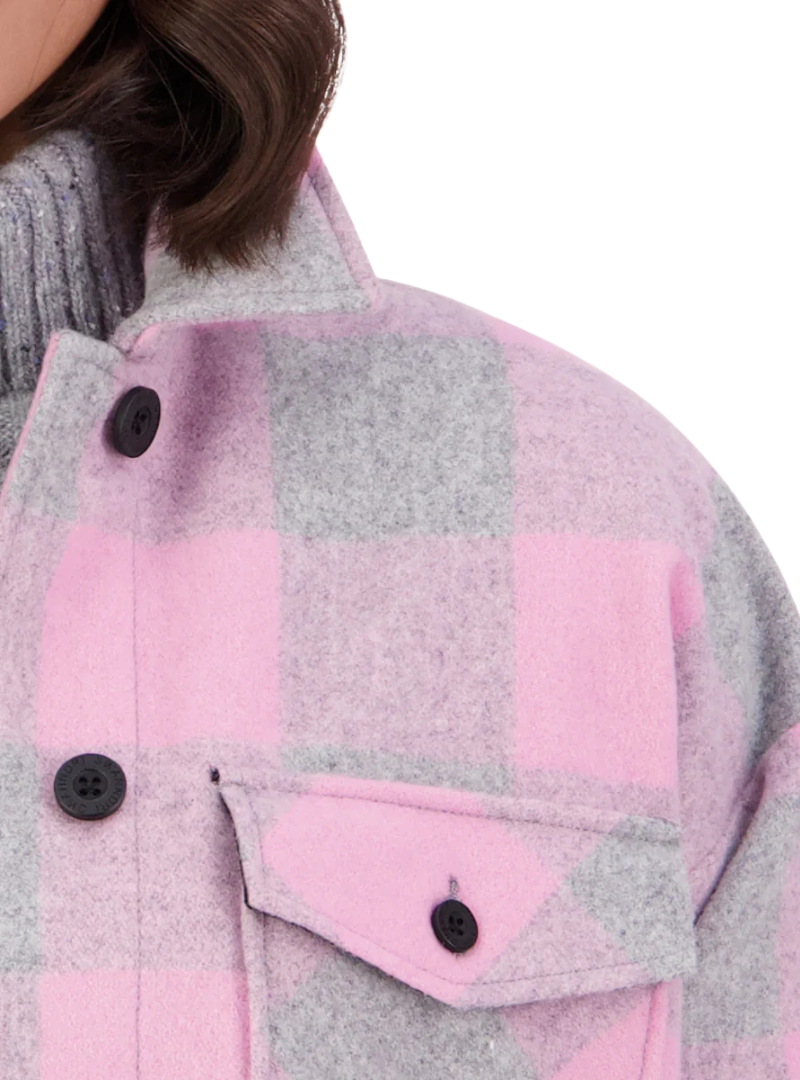 Swanndri Womens Anchorage V2 Wool Shirt Jacket (SW244858W) Rose Swanndri Womens Anchorage V2 Wool Shirt Jacket (SW244858W) Rose