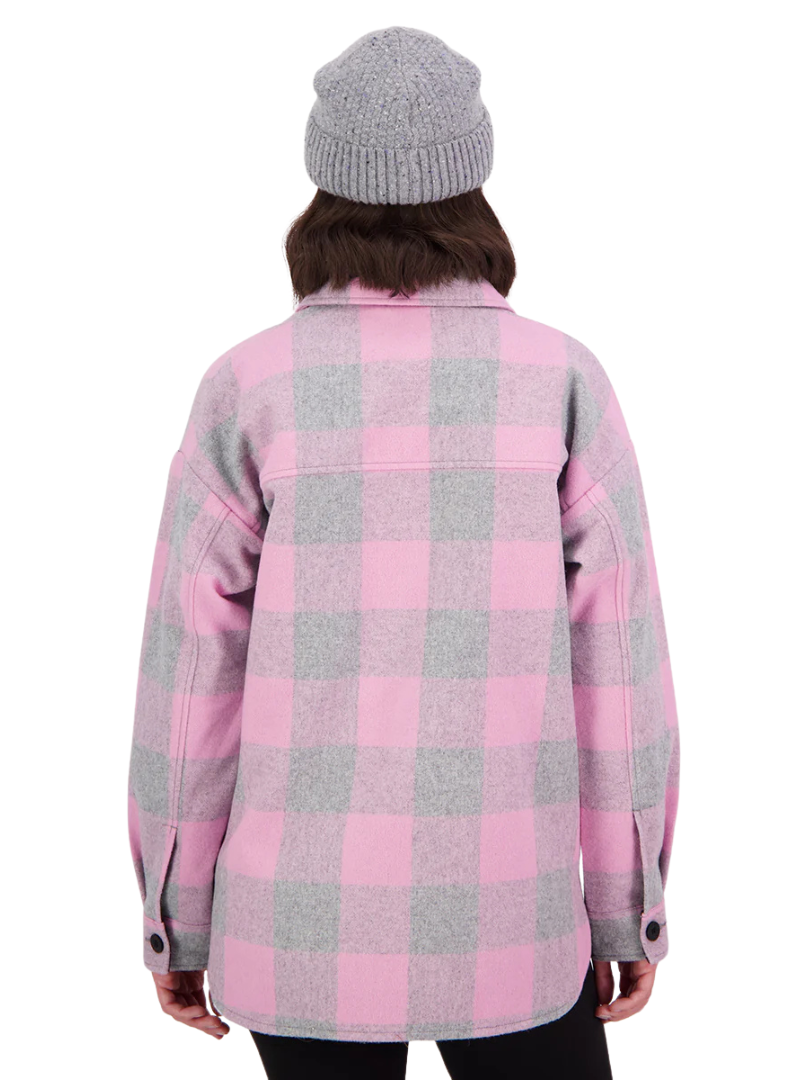 Swanndri Womens Anchorage V2 Wool Shirt Jacket (SW244858W) Rose