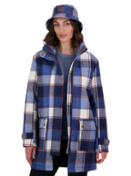 Swanndri Womens Annmore Merino Wool Overcoat (SW214181W) Fitzroy Check