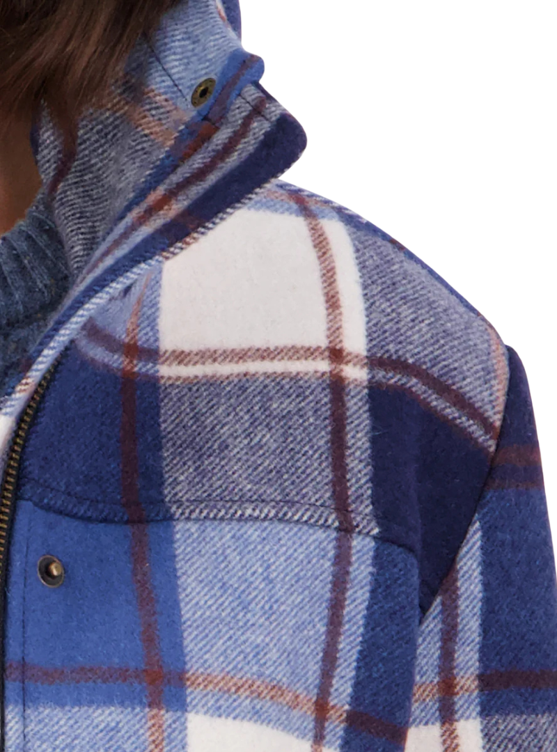 Swanndri Womens Annmore Merino Wool Overcoat (SW214181W) Fitzroy Check