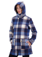 Swanndri Womens Annmore Merino Wool Overcoat (SW214181W) Fitzroy Check