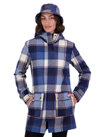 Swanndri Womens Annmore Merino Wool Overcoat (SW214181W) Fitzroy Check