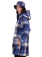 Swanndri Womens Annmore Merino Wool Overcoat (SW214181W) Fitzroy Check