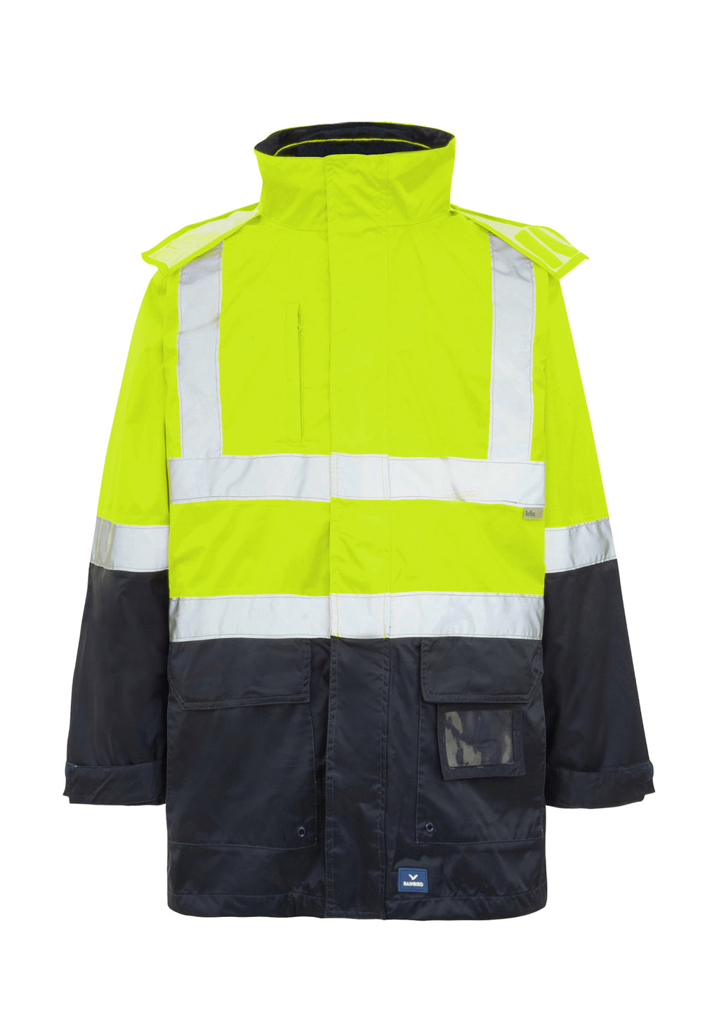 Rainbird Mens Hi Vis Healy 4-In-1 Jacket and Vest (8581) Yellow/Navy  [GD]