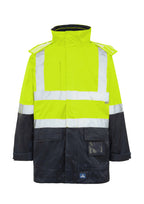Rainbird Mens Hi Vis Healy 4-In-1 Jacket and Vest (8581) Yellow/Navy  [GD]