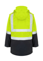 Rainbird Mens Hi Vis Healy 4-In-1 Jacket and Vest (8581) Yellow/Navy  [GD]