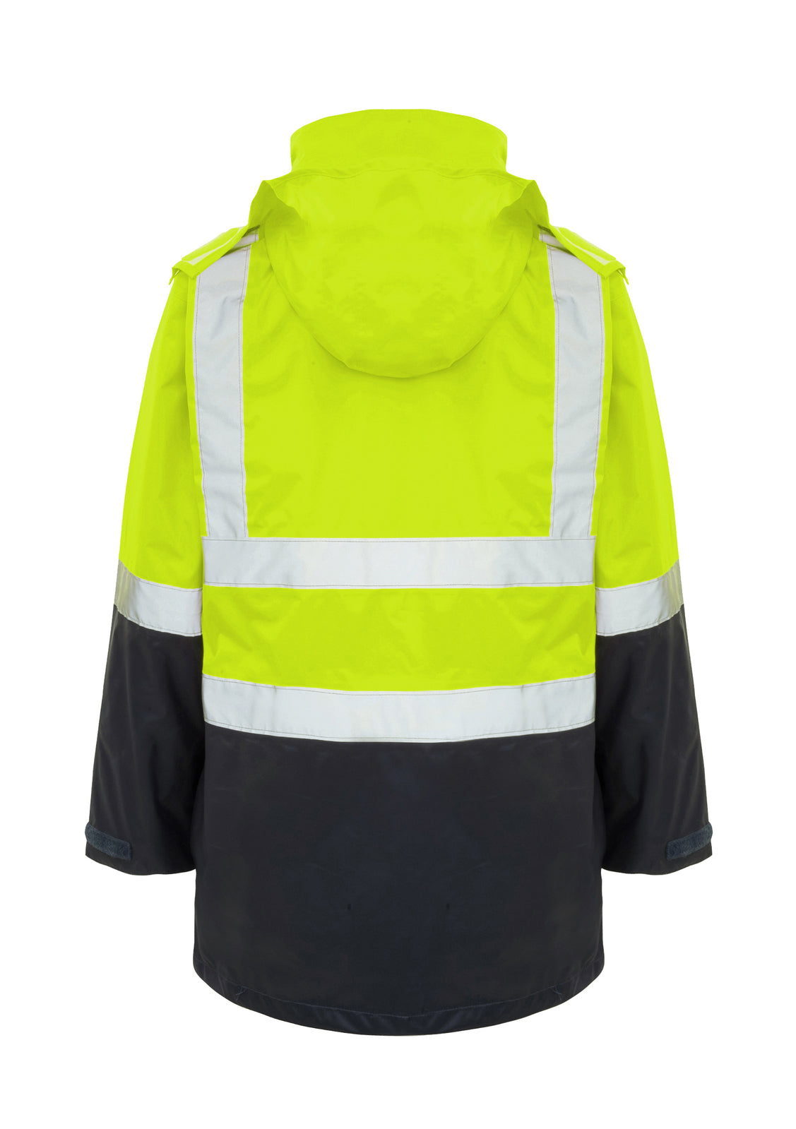 Rainbird Mens Hi Vis Healy 4-In-1 Jacket and Vest (8581) Yellow/Navy  [GD]