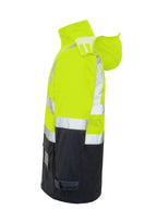 Rainbird Mens Hi Vis Healy 4-In-1 Jacket and Vest (8581) Yellow/Navy  [GD]