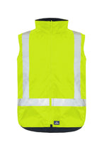 Rainbird Mens Hi Vis Healy 4-In-1 Jacket and Vest (8581) Yellow/Navy  [GD]