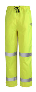 Rainbird Mens Hi Vis Utility Pants with Tape (8271) Yellow [GD]