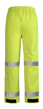 Rainbird Mens Hi Vis Utility Pants with Tape (8271) Yellow [GD]