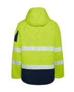 Rainbird Mens Hi Vis Jones Softshell Jacket (8634) Fluoro Yellow/Navy