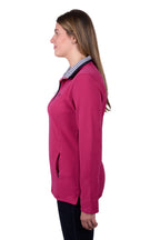 Thomas Cook Womens Charlie Classic 1/4 Zip Neck Rugby (TCP2511030) Deep Pink