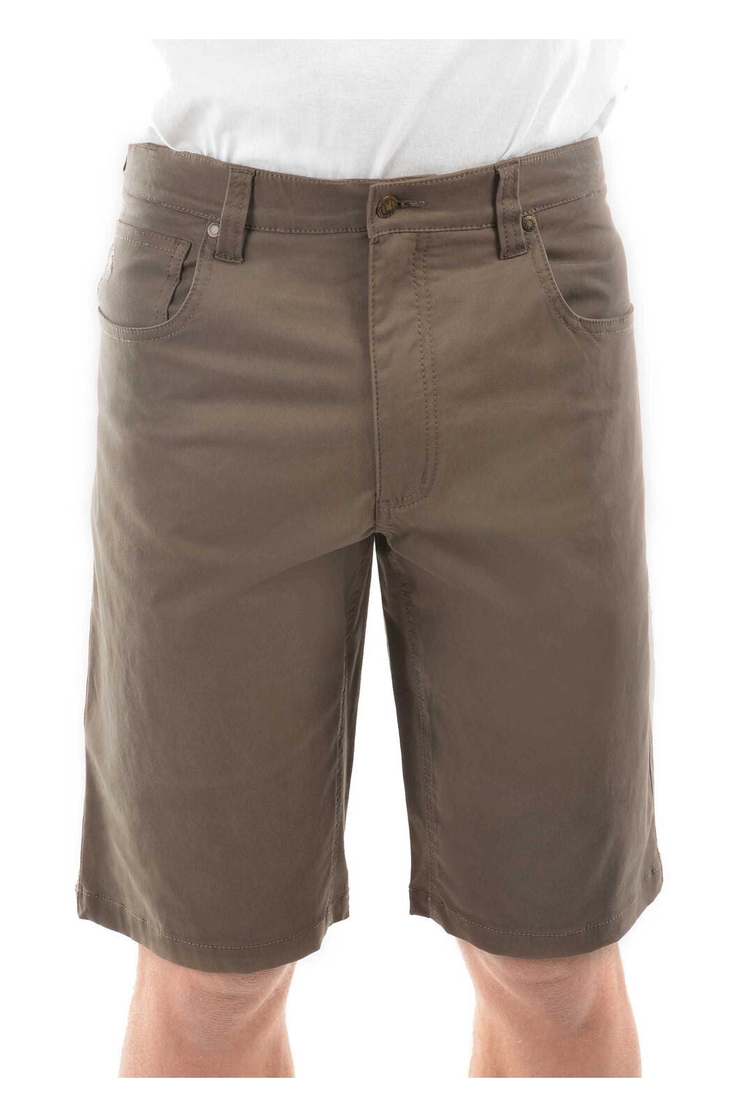 Thomas Cook Mens Jake Comfort Waist Shorts (TCP1307031) Mulch