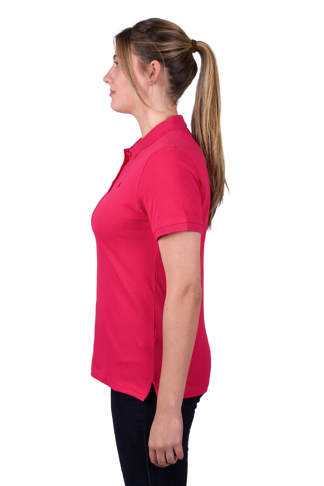 Thomas Cook Womens Classic Stretch S/S Polo (TCP2512059) Bright Rose