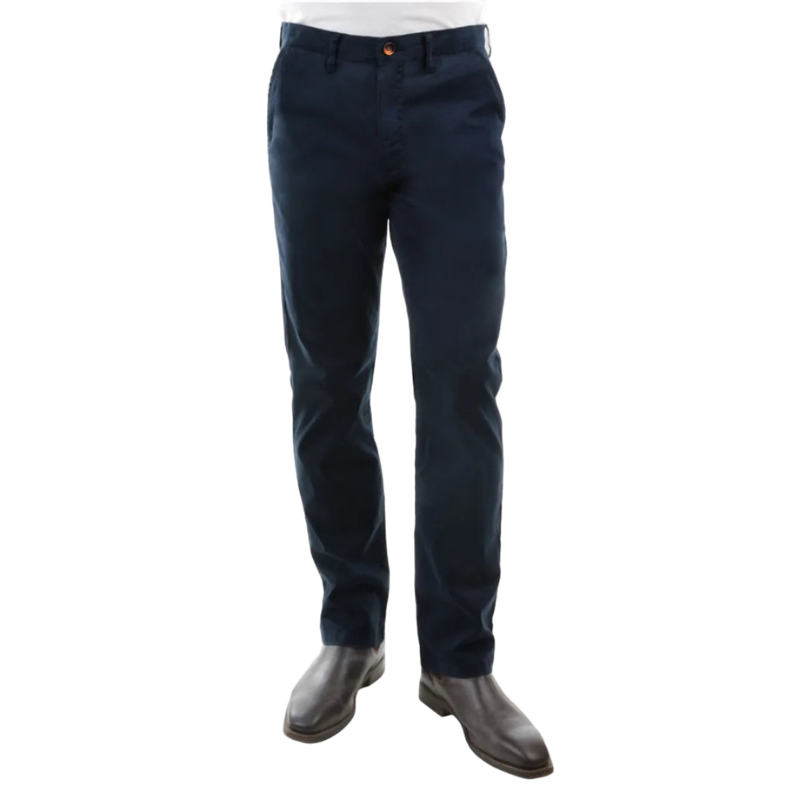 Thomas Cook Mens Tailored Fit Mossman Comfort Waist Trousers (TCP1209091) Dark Navy