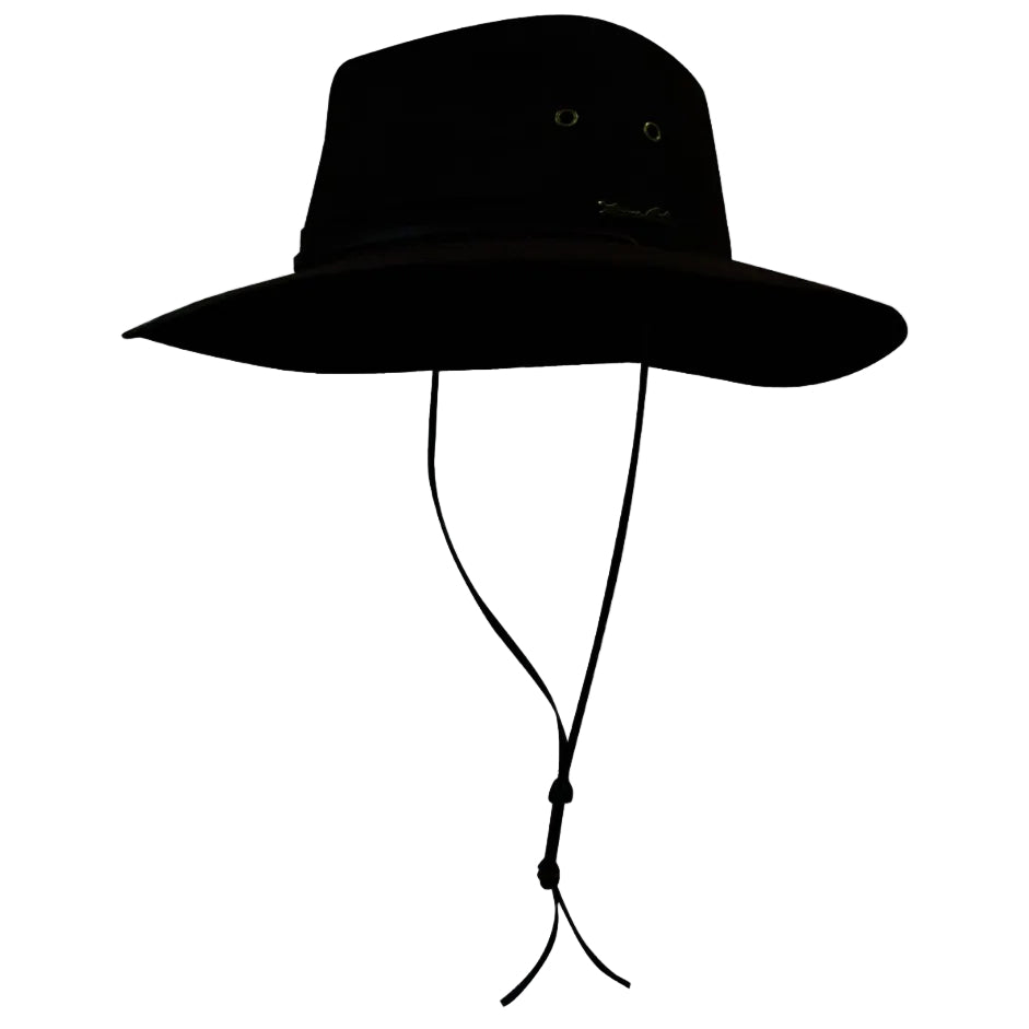 Thomas Cook Wide Brim Oilskin Hat (TCP1921408) Dark Brown
