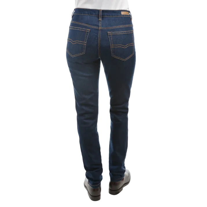 Thomas Cook Womens Mornington Slim Leg Wonder Jeans (TCP2215074) Peninsula Wash