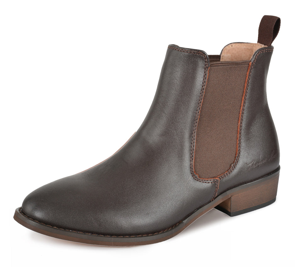 Thomas Cook Womens Chelsea Boots (TCP28319) Chocolate/Chocolate [SD]
