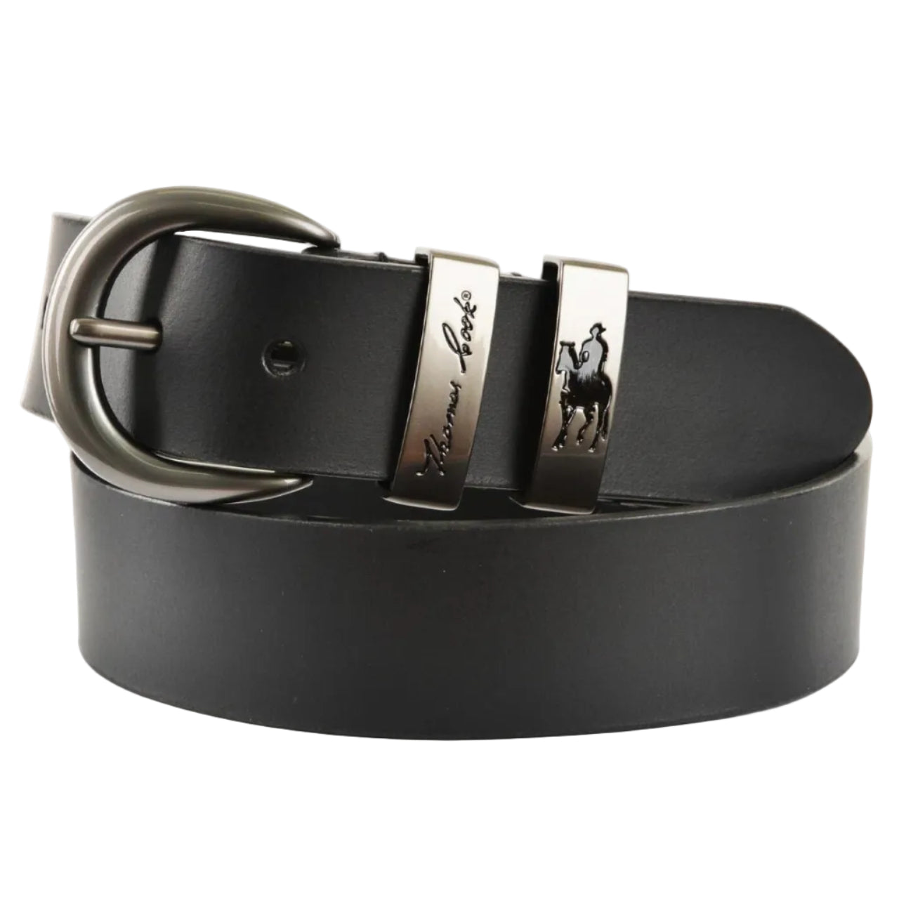 Thomas Cook Gunmetal Twin Keeper Belt (TCP1942BEL) Gunmetal