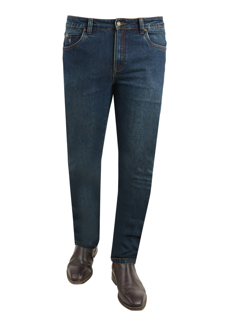 Thomas Cook Mens Andrew Slim Jeans - 32 Leg (TCP1217064) Dark Indigo