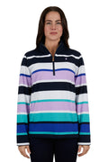 Thomas Cook Womens Gina 1/4 Zip Rugby (T4W2527094) Navy/Multi [SD]