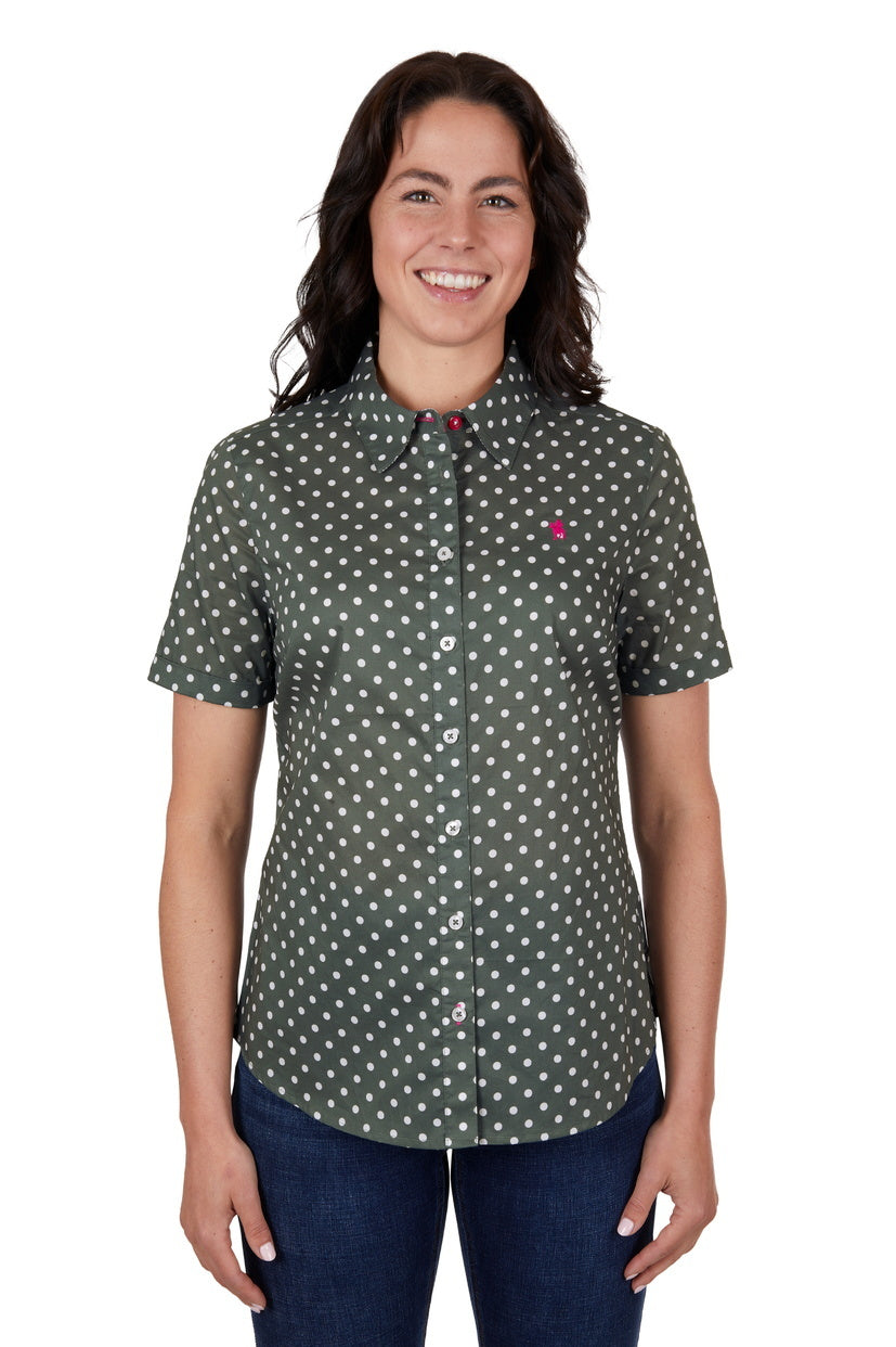 Thomas Cook Womens Abbey S/S Shirt (T4S2114072) Khaki [SD]