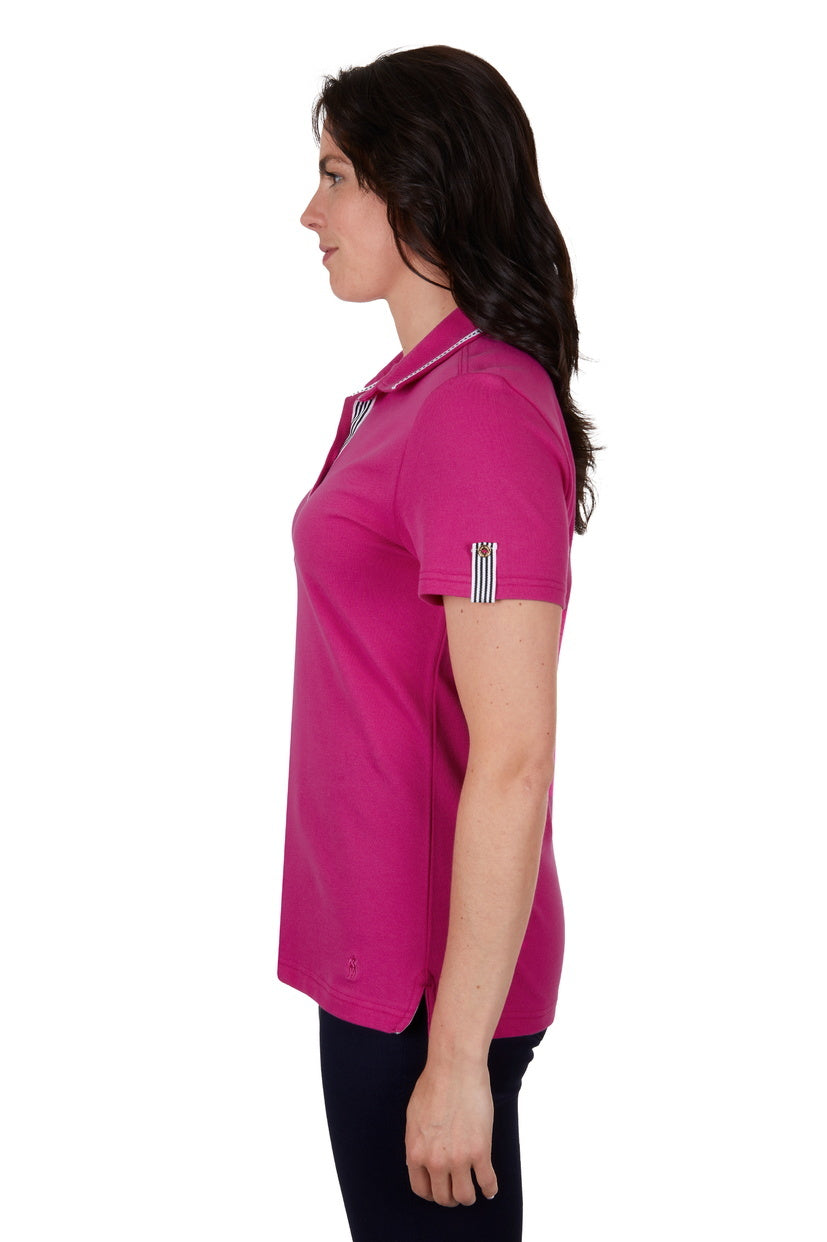 Thomas Cook Womens Sasha S/S Polo (T4S2523057) Berry [SD]