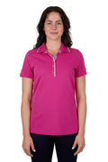 Thomas Cook Womens Sasha S/S Polo (T4S2523057) Berry [SD]