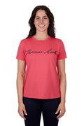Thomas Cook Womens Eva Script S/S Tee (T4S2572065) Bright Rose [SD]