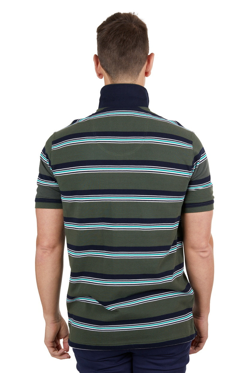 Thomas Cook Mens Axel S/S Polo (T4S1509020) Dark Green/Navy [SD]