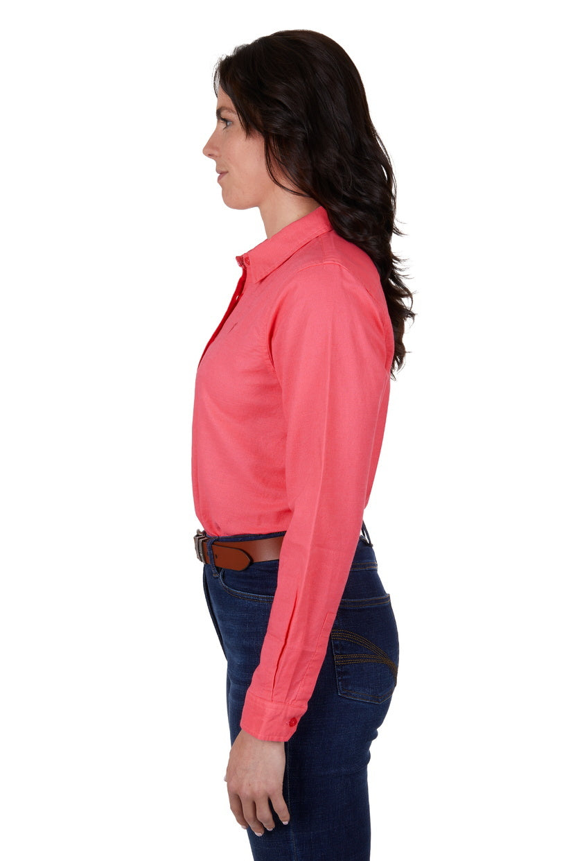 Thomas Cook Womens Laura L/S Shirt (T4S2130095) Coral [SD]